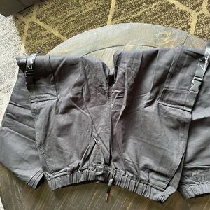 Black cargo pants